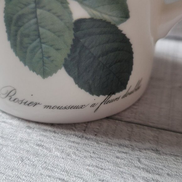 Vintage Roy Kirkham English Bone China Mug Redoute Roses Floral Design - Picture 3 of 6